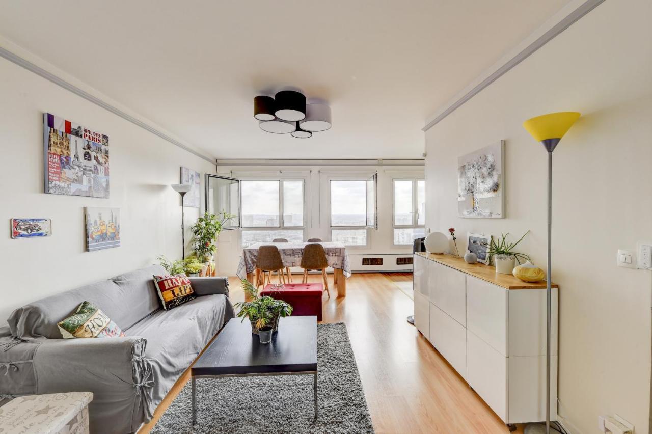 Appartement Place D'Italie Superbe Vue Paris Eksteriør bilde
