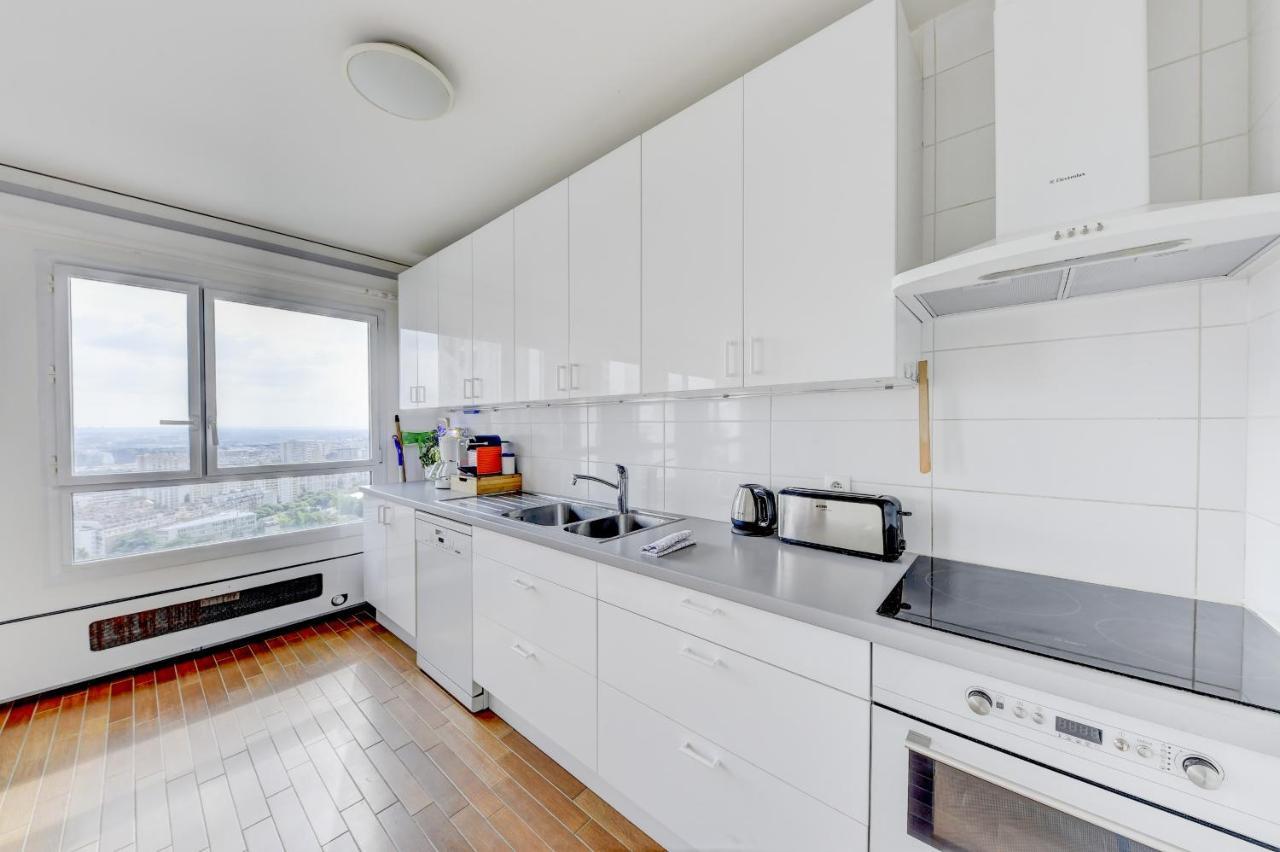Appartement Place D'Italie Superbe Vue Paris Eksteriør bilde
